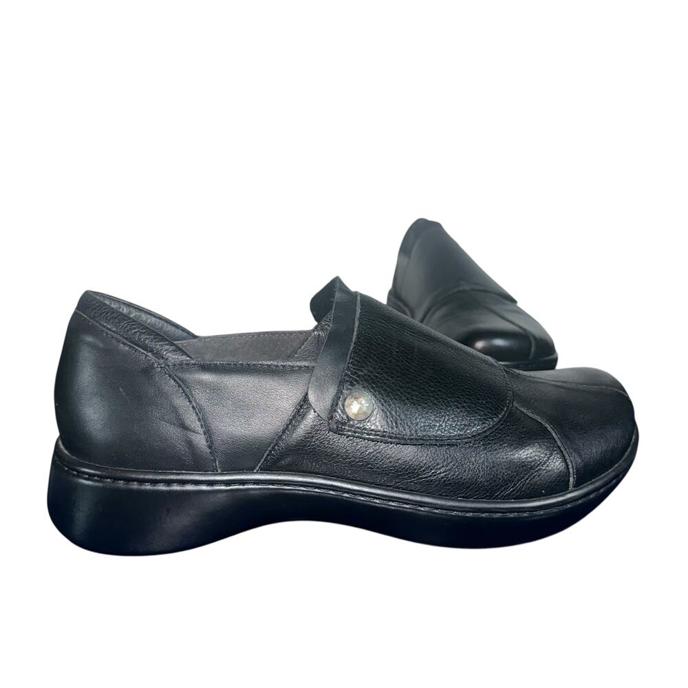 Naot Lagoon Black Leather Comfort Shoes Size 40 US 9 Orthotic